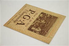1944 PGA Championship at Manito G&CC Program - Bob Hamilton Winner