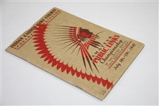 1941 US Public Links at Indian Canyon GC Program, Pairing Sheet, & Contestant Courtesy Tickets Booklet