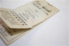 1941 US Public Links at Indian Canyon GC Program, Pairing Sheet, & Contestant Courtesy Tickets Booklet