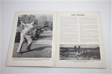 1952 US Amateur at Seattle G&CC Official Program with Signed Ticket by Winner Jack Westland & Runner-Up Mengert JSA ALOA