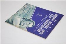 1946 Women's National Open Championship at Spokane Program with Ticket - The First