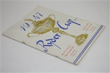 1947 Ryder Cup Matches at Portland Golf Club Official Program - Great Condition