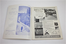 1947 Ryder Cup Matches at Portland Golf Club Official Program - Great Condition