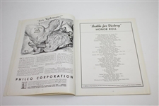 1942 Battle for Victory Ryder Cup Team vs Hagen Challenger Team at Oakland Hills Program - Rare