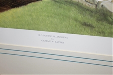 Old Course St. Andrews Print Signed by Artist Graeme Baxter - Framed