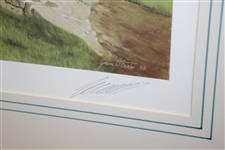 Old Course St. Andrews Print Signed by Artist Graeme Baxter - Framed