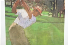 Sam Snead Signed WGHoF 'Snead Triumphs at Riviera' #527/600 Bernie Fuchs Print JSA ALOA