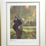 Gary Player Signed WGHoF 'Going for it all - PGA 1972' 20/600 Print by Bernie Fuchs JSA ALOA