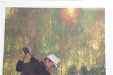 Gary Player Signed WGHoF 'Going for it all - PGA 1972' 20/600 Print by Bernie Fuchs JSA ALOA