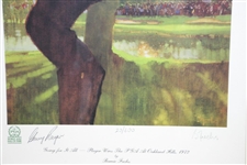 Gary Player Signed WGHoF 'Going for it all - PGA 1972' 20/600 Print by Bernie Fuchs JSA ALOA