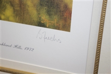 Gary Player Signed WGHoF 'Going for it all - PGA 1972' 20/600 Print by Bernie Fuchs JSA ALOA
