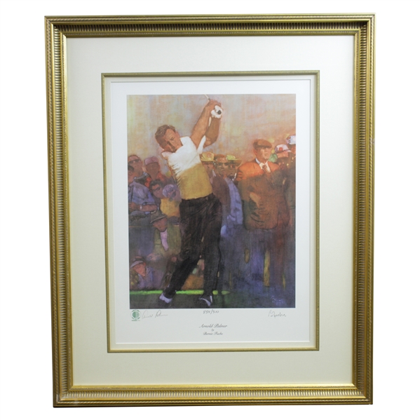 Arnold Palmer Signed WGHoF Arnold Palmer #854/900 Print by Bernie Fuchs JSA ALOA