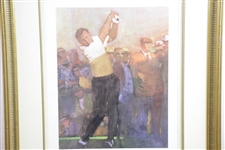 Arnold Palmer Signed WGHoF 'Arnold Palmer' #854/900 Print by Bernie Fuchs JSA ALOA