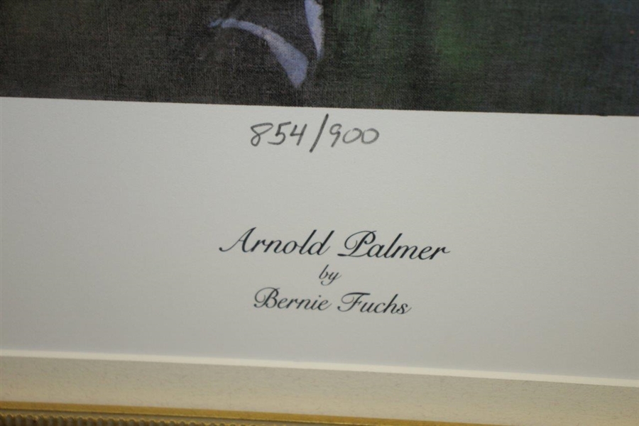 Arnold Palmer Signed WGHoF 'Arnold Palmer' #854/900 Print by Bernie Fuchs JSA ALOA