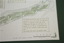'St. Andrews - The Old Course' & 'Turnberry - The Ailsa Course' Alba Cartographics Matted Prints