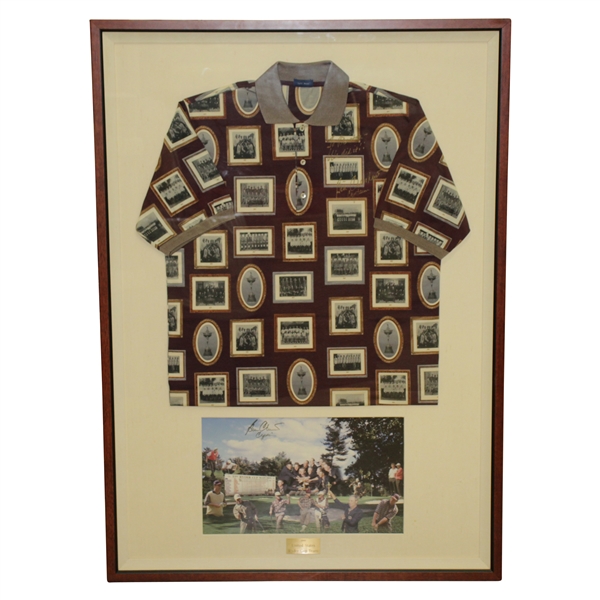 1999 Ryder Cup United States Team Shirt Signed by Captain Ben Crenshaw JSA ALOA