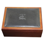 1999 Ryder Cup at Brookline Stuart Kern Wood with Leather Ltd Humidor - Excellent Condition
