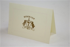 1999 Ryder Cup at Brookline Stuart Kern Wood with Leather Ltd Humidor - Excellent Condition