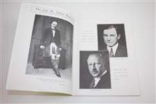 1934 'Augusta Invitational' Masters Tournament Reproduction Program