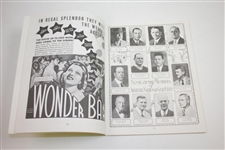 1934 'Augusta Invitational' Masters Tournament Reproduction Program