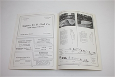 1934 'Augusta Invitational' Masters Tournament Reproduction Program