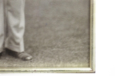 Circa 1920's Walter Hagen Family Portrait On Course - George Pietzcker Original Photo - Hagen with Father & Son