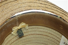 Sam Snead Personal Custom Stetson Straw Hat - Size 7 1/8