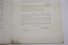 1893 Royal & Ancient Golf Club of St. Andrews Report of Special Committee to Propose Purchase of Links