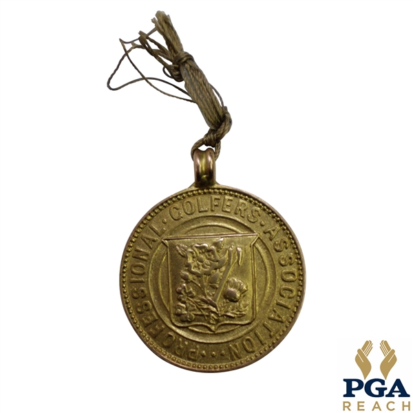 1933 Ryder Cup Match PGA 9k Gold Medal Awarded To Leo Diegel - Awarded By Prince of Wales