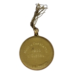 1933 Ryder Cup Match PGA 9k Gold Medal Awarded To Leo Diegel - Awarded By Prince of Wales