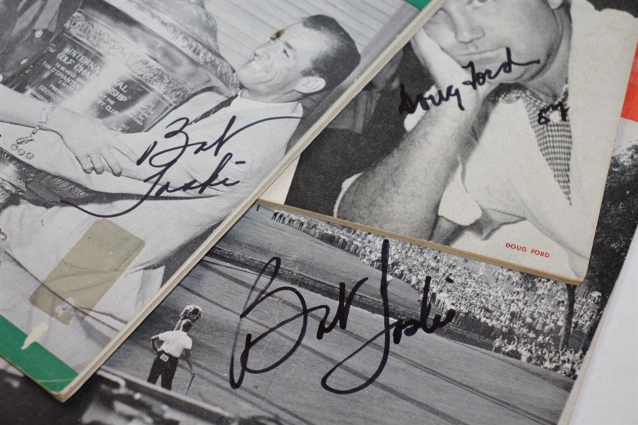 Doug Ford & Bob Toski(x2) Signed Golf Digest, Professional Golfer, & Golfdom Magazines JSA ALOA