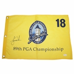 Tiger Woods Signed 2007 PGA Championship at Southern Hills Screen Flag JSA FULL #Z70885