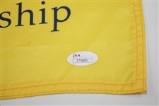 Tiger Woods Signed 2007 PGA Championship at Southern Hills Screen Flag JSA FULL #Z70885