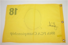 Tiger Woods Signed 2007 PGA Championship at Southern Hills Screen Flag JSA FULL #Z70885