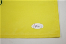 Billy Casper Signed 2007 Masters Flag with Round Scores, Year, & Playoff Score JSA FULL #Z70949