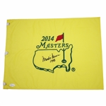 Mark OMeara Signed 2014 Masters Embroidered Flag with 1998 JSA #M42450