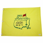 Nick Faldo Signed 2011 Masters Embroidered Flag with 1989-90-96 JSA #K52230