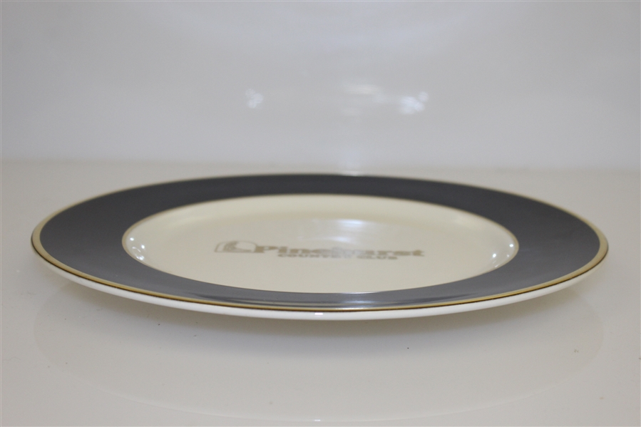 Pinehurst Country Club Syracuse China Ceramic Plate - 10 3/4 Diameter