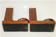 Classic Wright & Ditson Club Head Bookends with Golf Balls