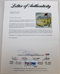Adam Scott Signed Masters Undated Garden Flag PSA #Y04164