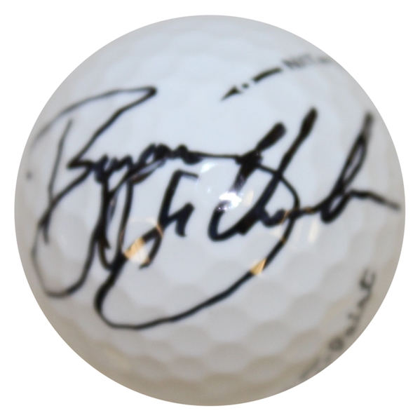 Bryson Dechambeau Signed Masters Logo Golf Ball JSA ALOA