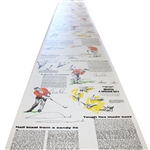 Vintage Arnold Palmer Golf Instructional Wallpaper - 20ft Uncut Section - Unique
