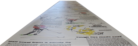Vintage Arnold Palmer Golf Instructional Wallpaper - 20ft Uncut Section - Unique