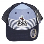 2019 PGA Bethpage Black Striped Performance Mesh Hat w/ Tags - Koepka Win