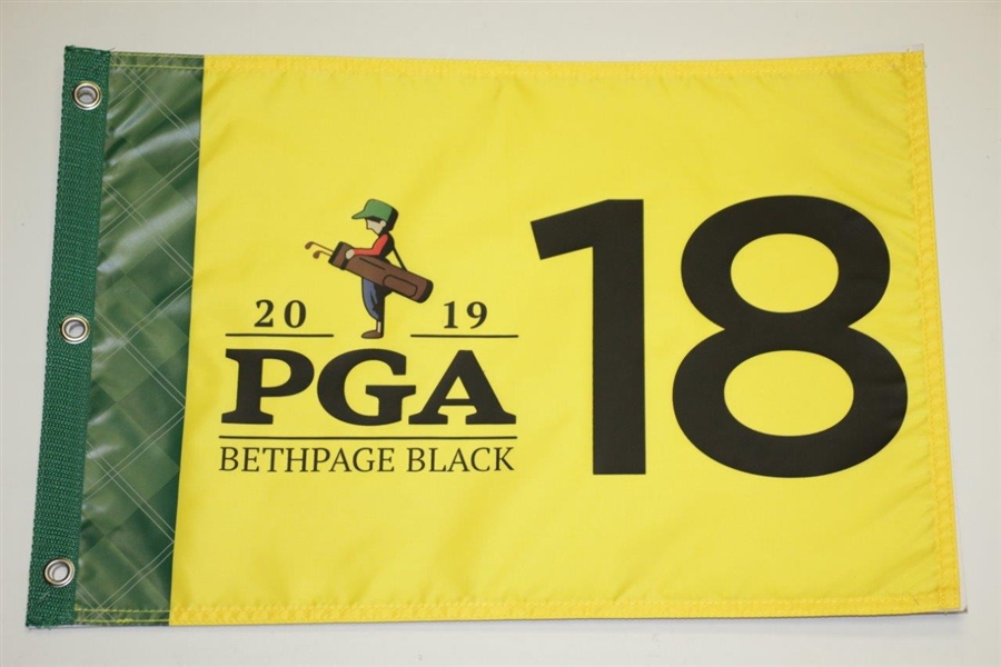 2019 PGA Championship Flags - White & Yellow Versions - Koepka Win
