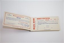 1942 Associated Golfers of America Membership Passbook - Chicago Courses Info - Seldom Seen