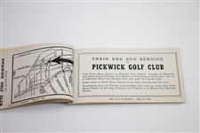 1942 Associated Golfers of America Membership Passbook - Chicago Courses Info - Seldom Seen
