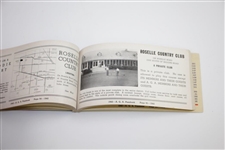 1942 Associated Golfers of America Membership Passbook - Chicago Courses Info - Seldom Seen