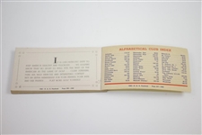 1942 Associated Golfers of America Membership Passbook - Chicago Courses Info - Seldom Seen