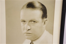 Circa 1930 Alex Morrison Original Self Portrait Photo by Alex Morrison - Framed